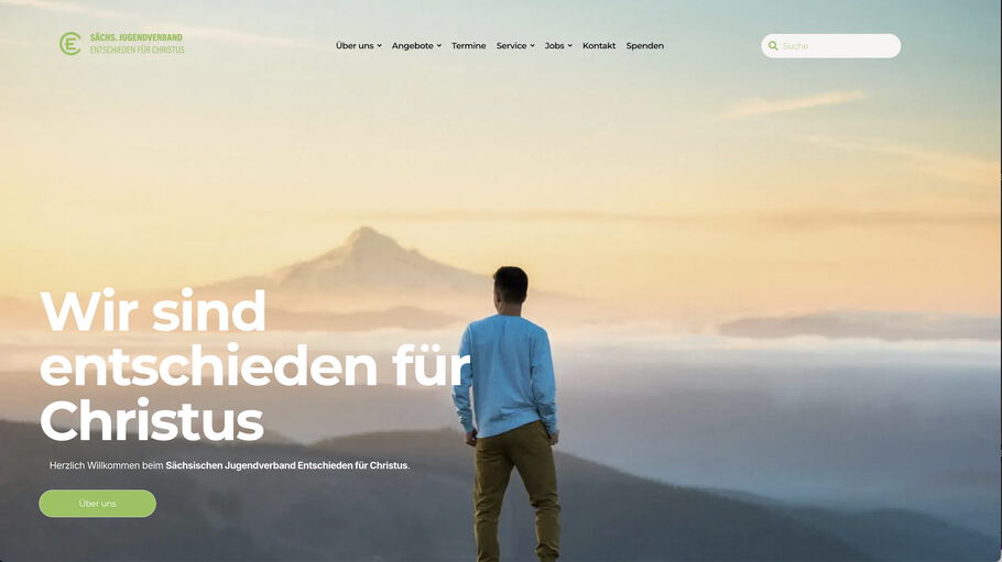 Webseite des Sächsischen EC-Verbandes